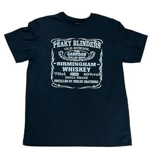 Peaky Blinders Birmingham Whiskey Shirt Black Medium